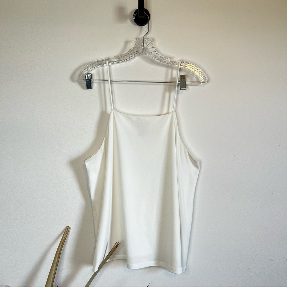 H&M White Spaghetti Strap Top
